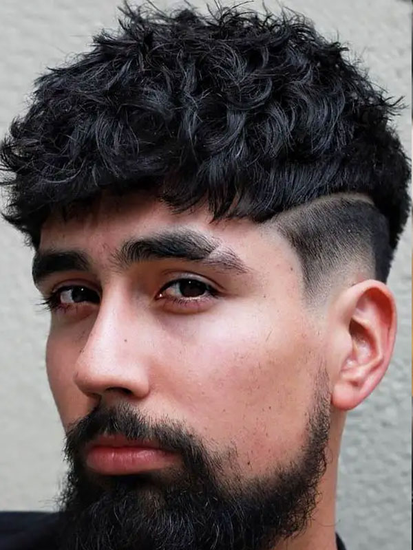 فید Curly Hair Fade