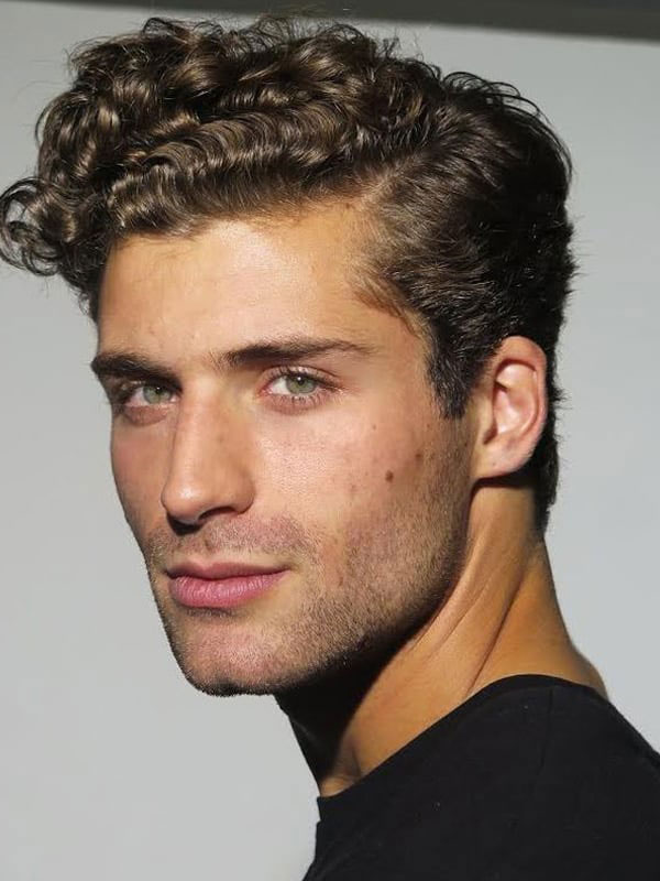  فر مردانه با فرق بغل Loose Curls Men With Side Parting