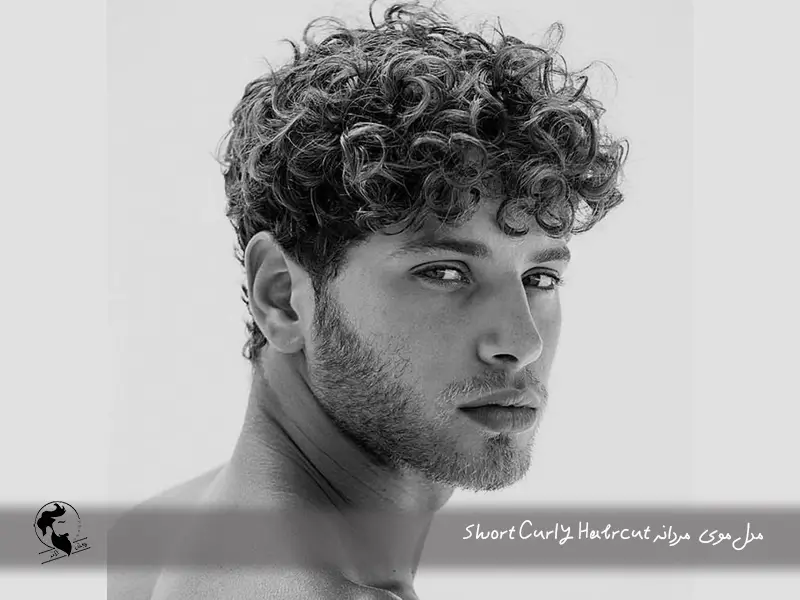 Short Curly Haircut مدل موی مردانه